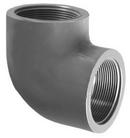 Dark Grey 1 in. Sch. 80 PVC Threaded 90 Elbow 