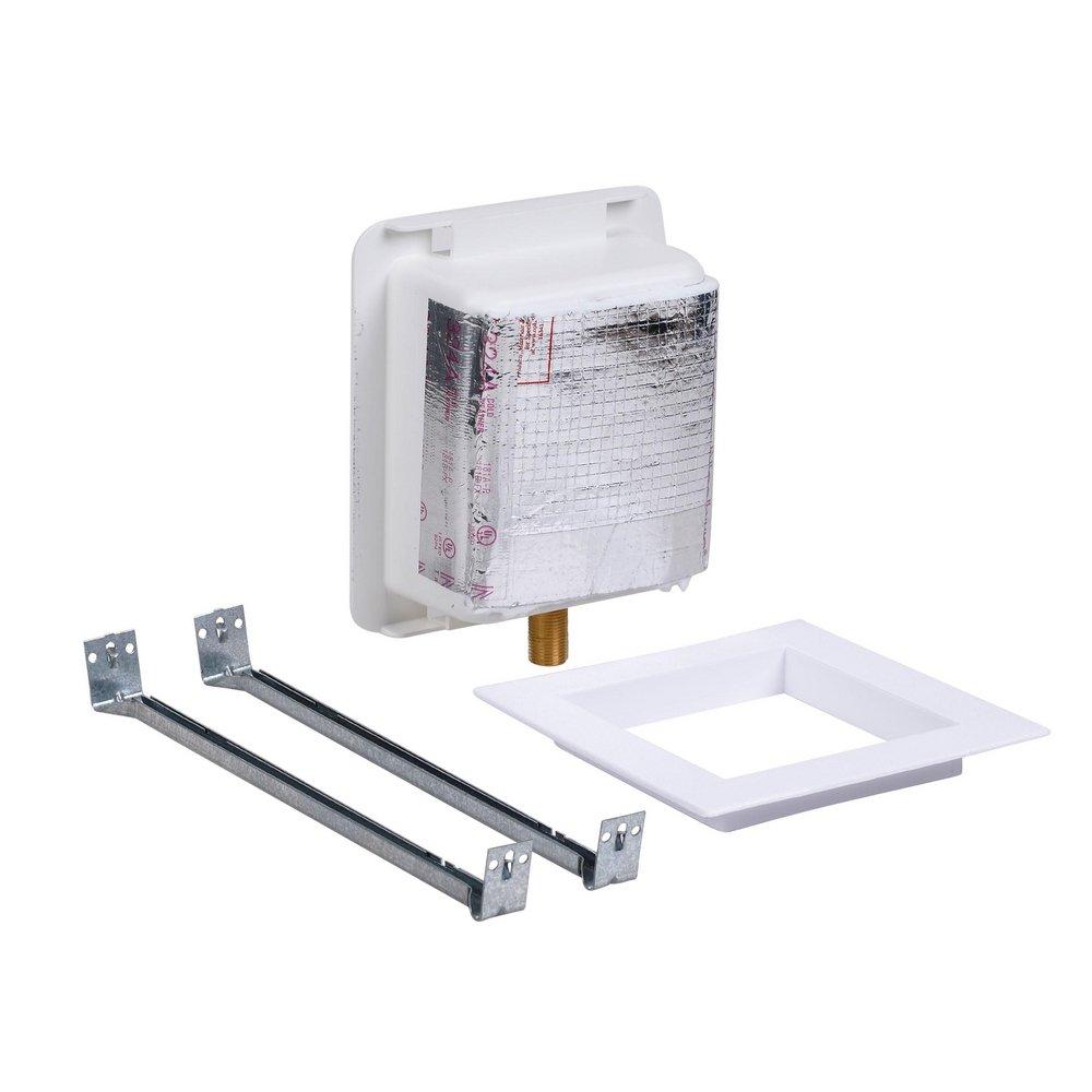 Oatey&reg; White 7-69/100 in x 8-69/100 in x 4-1/5 in Ice Maker Supply Box 