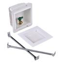 Oatey&reg; White 7-69/100 in x 8-69/100 in x 4-1/5 in Ice Maker Supply Box 