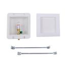 Oatey&reg; White 5-9/10 x 5-4/5 x 3-3/4 in. Ice Maker Supply Box 