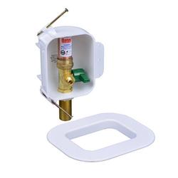 1/4-Turn Copper Low Lead Ice Maker Supply Box with Hammer Arrestor