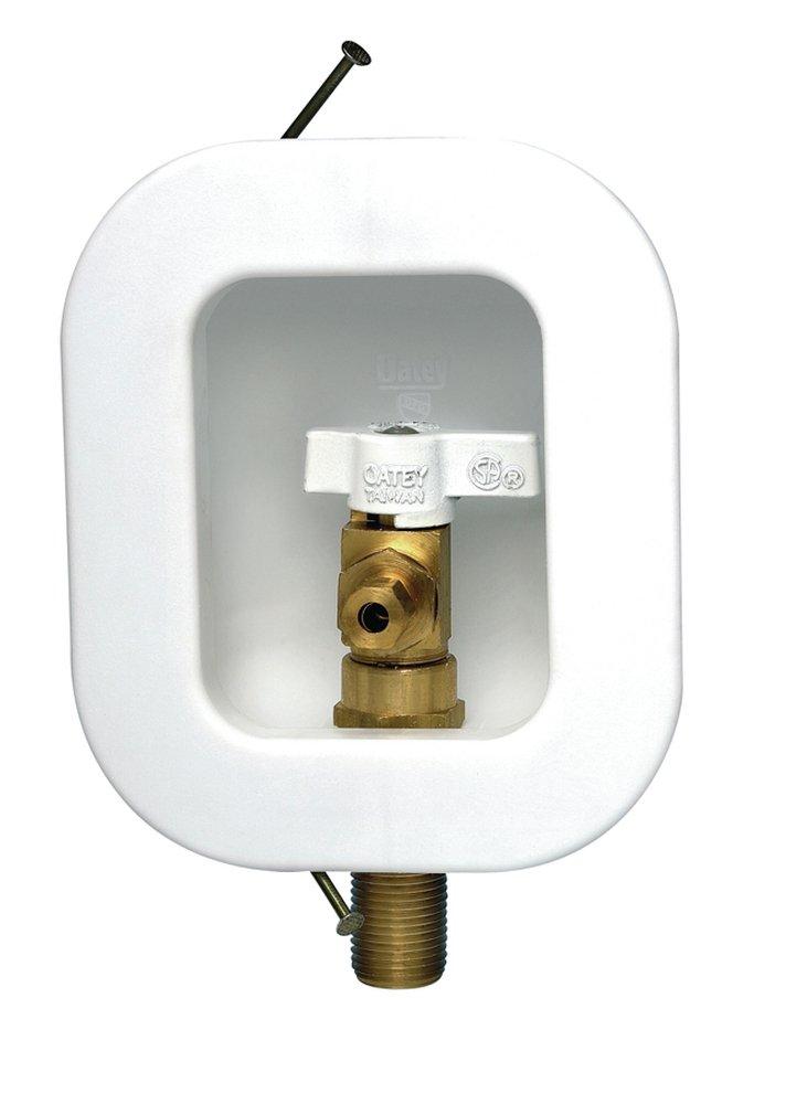 Oatey&reg; White 4-1/20 in x 5-3/5 in x 2-7/20 in Ice Maker Supply Box 