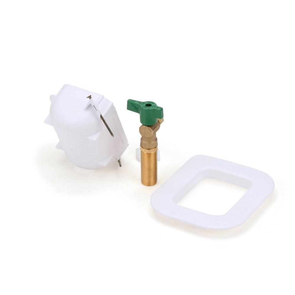 Oatey&reg; White 4-1/20 in x 5-3/5 in x 2-7/20 in Ice Maker Supply Box 