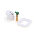 Oatey&reg; White 4-1/20 in x 5-3/5 in x 2-7/20 in Ice Maker Supply Box 