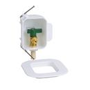Oatey&reg; White 4-1/20 in x 5-3/5 in x 2-7/20 in Ice Maker Supply Box 