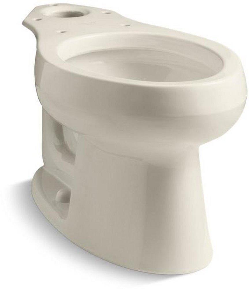 KOHLER Almond Elongated Toilet Bowl (Seat Not Included) 