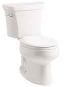 KOHLER White 1.6 gpf Elongated Floor Mount Toilet Bowl 