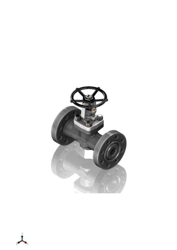 Vogt Valves Forged Steel Full Port Socket Weld Gate Valve 