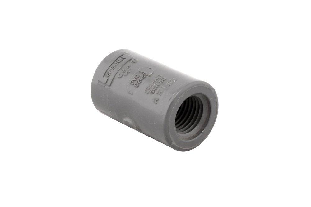 Grey PVC Schedule 80 Female Adapter 