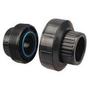 1/4 in. Socket Straight Schedule 80 PVC Union with EPDM O-Ring Seal