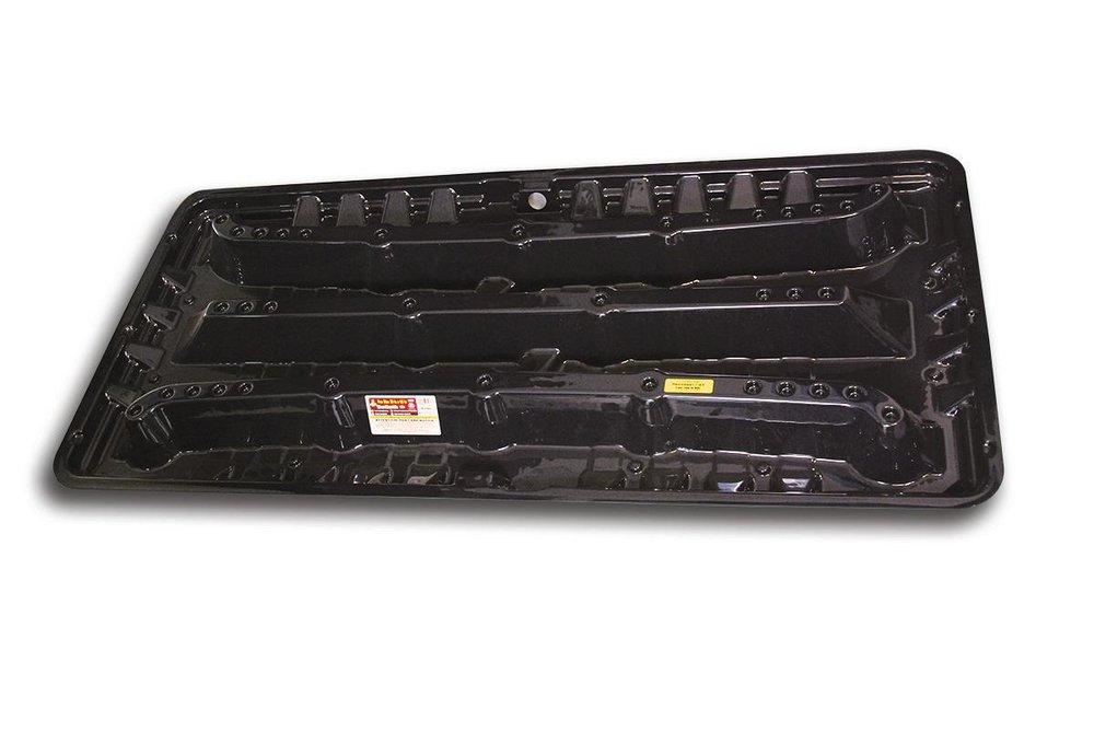 Rectorseal Black 30 x 4-1/4 in. Condensate Drain Pan Trap Plastic 