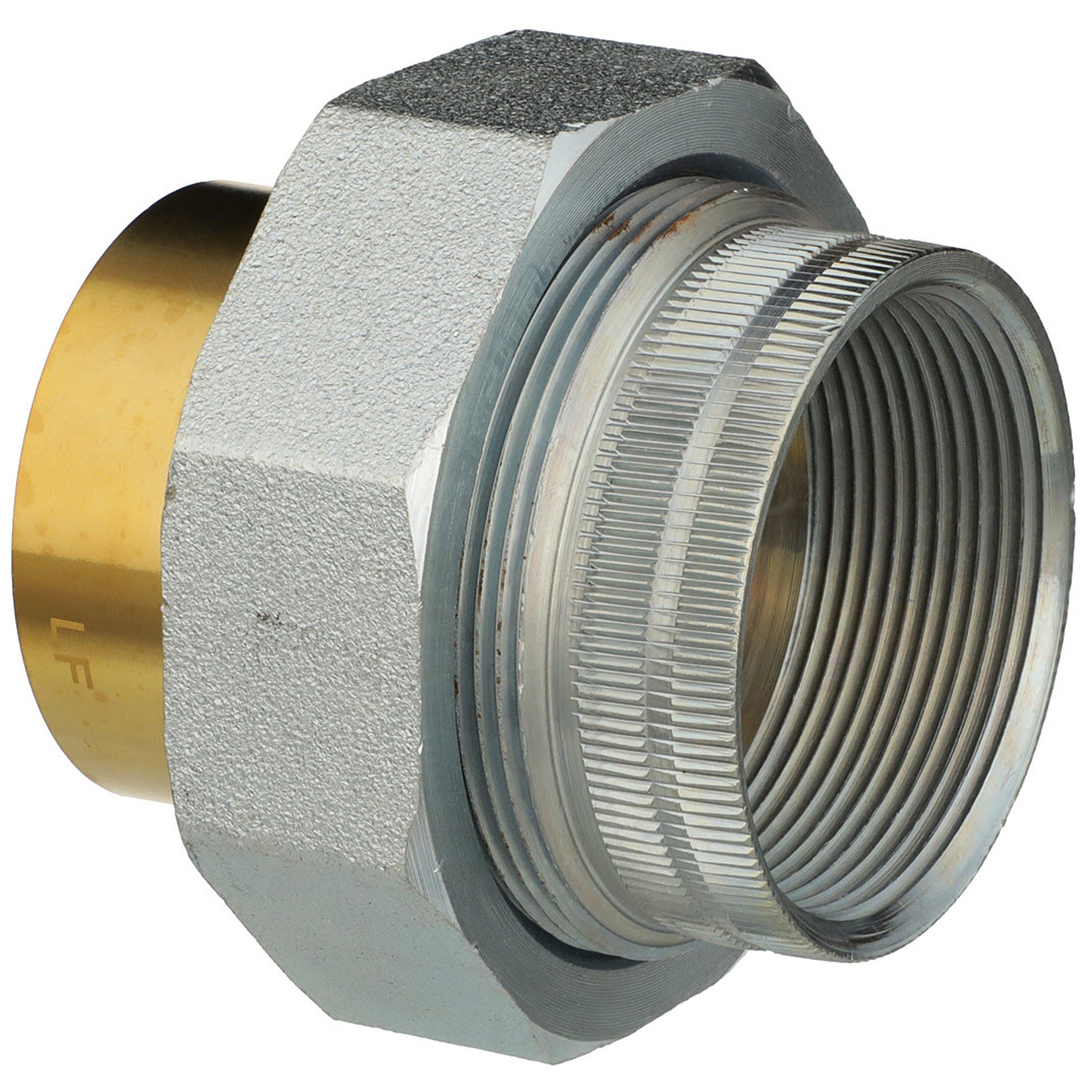 Zurn Wilkins Polished Steel FIPT Dielectric Pipe Fitting 