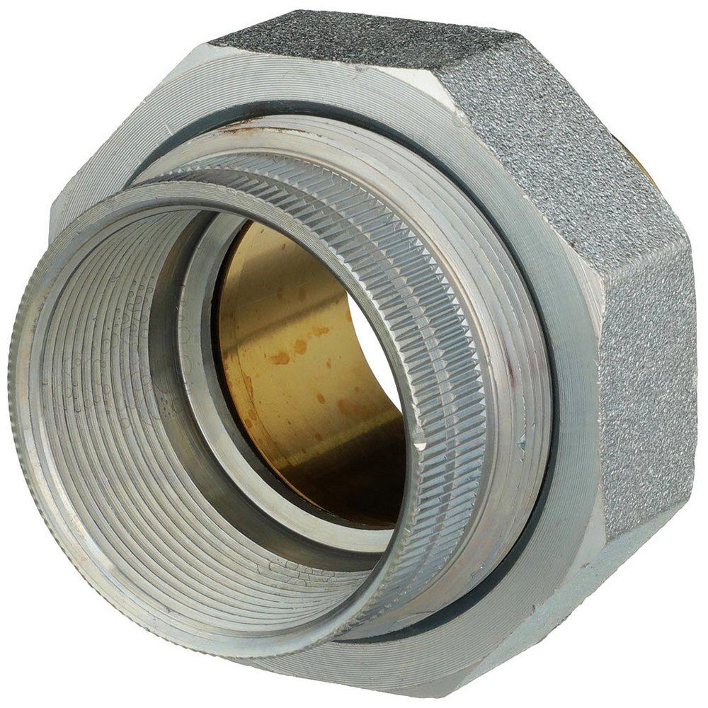 Zurn Wilkins Polished Steel FIPT Dielectric Pipe Fitting 