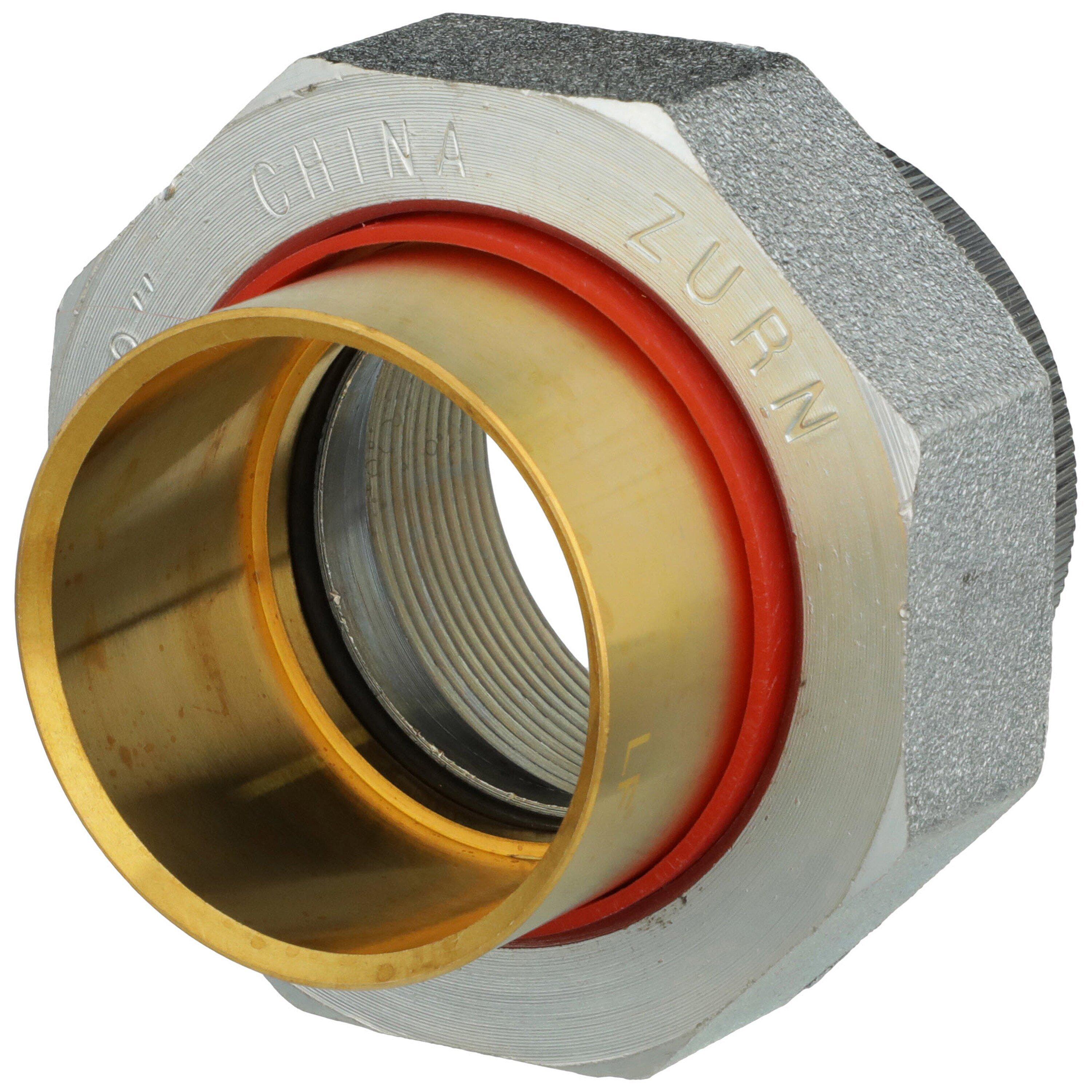 Zurn Wilkins Polished Steel FIPT Dielectric Pipe Fitting 