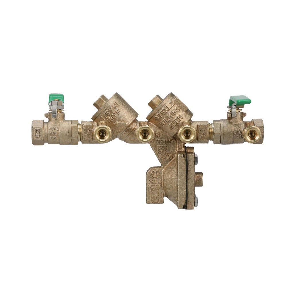 Zurn Wilkins Cast Bronze Cast Bronze Threaded 350 psi Backflow Preventer 
