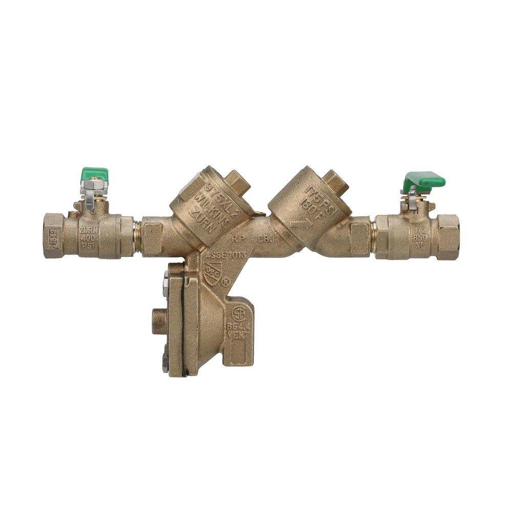 Zurn Wilkins Cast Bronze Cast Bronze Threaded 350 psi Backflow Preventer 