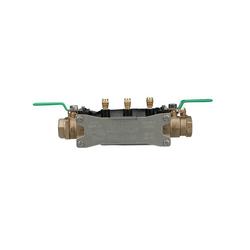 1-1/2 in. Cast Bronze Flanged 350 psi Double Check Valve Backflow Preventer