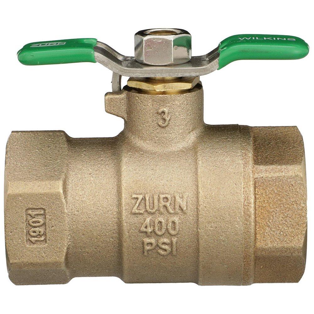 Zurn Wilkins Bronze Full Port FNPT 400# Ball Valve 