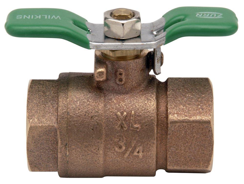 Zurn Wilkins Bronze Full Port FNPT 400# Ball Valve 