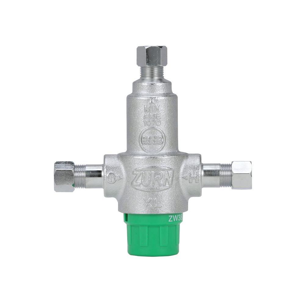 Zurn Wilkins Brushed Nickel Compression Mixing Valve 