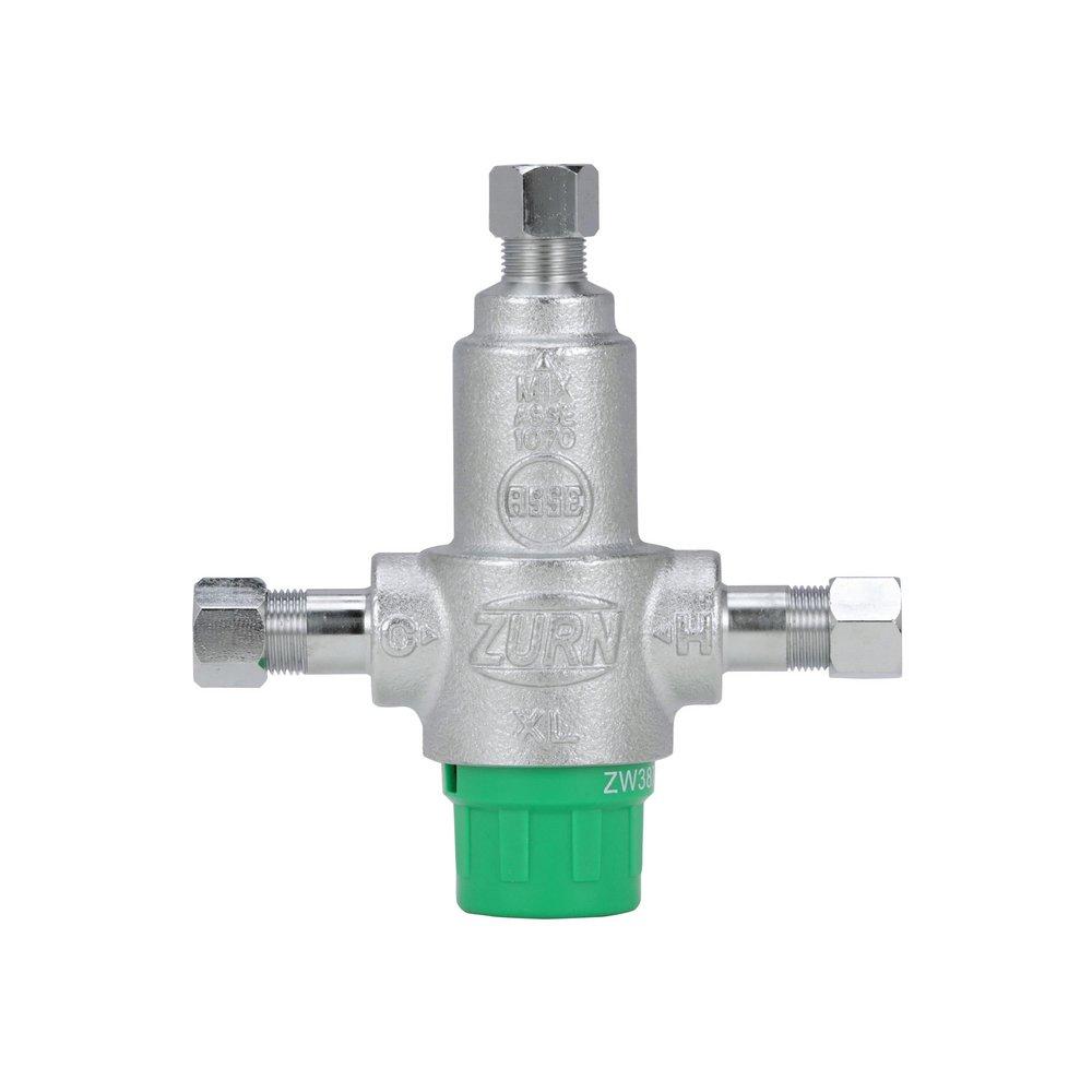 Zurn Wilkins Brushed Nickel Compression Mixing Valve 