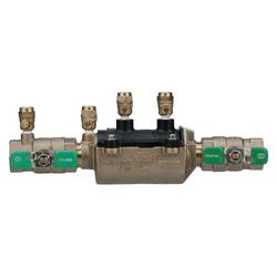 1 in. Cast Brass Flanged 175 psi Double Check Valve Backflow Preventer