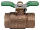 Zurn Wilkins Chrome Plated Bronze Full Port FNPT 400# Ball Valve 