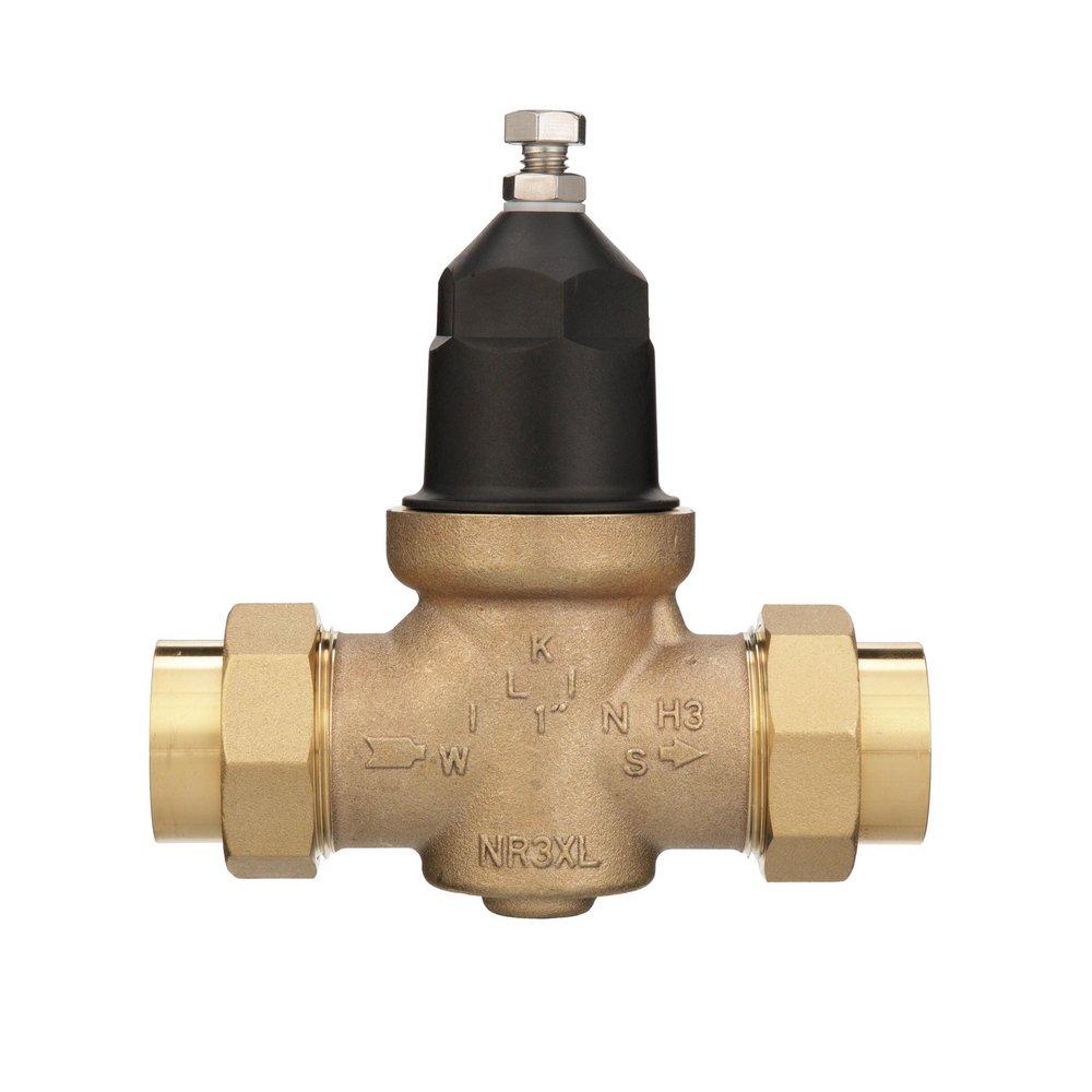 Zurn Wilkins Cast Bronze 400 psi Cast Bronze, Buna-N and 300 Stainless Steel Double Union FNPT Pressure Reducing Valve 