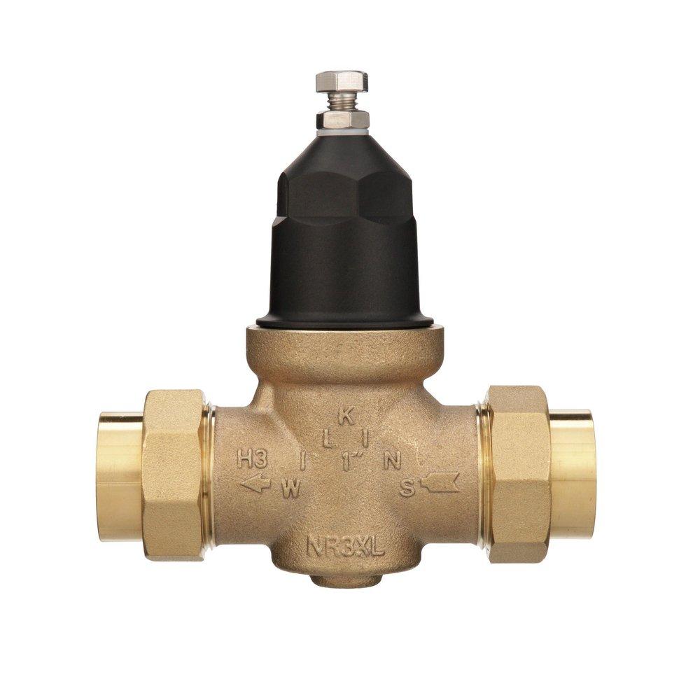 Zurn Wilkins Cast Bronze 400 psi Cast Bronze, Buna-N and 300 Stainless Steel Double Union FNPT Pressure Reducing Valve 