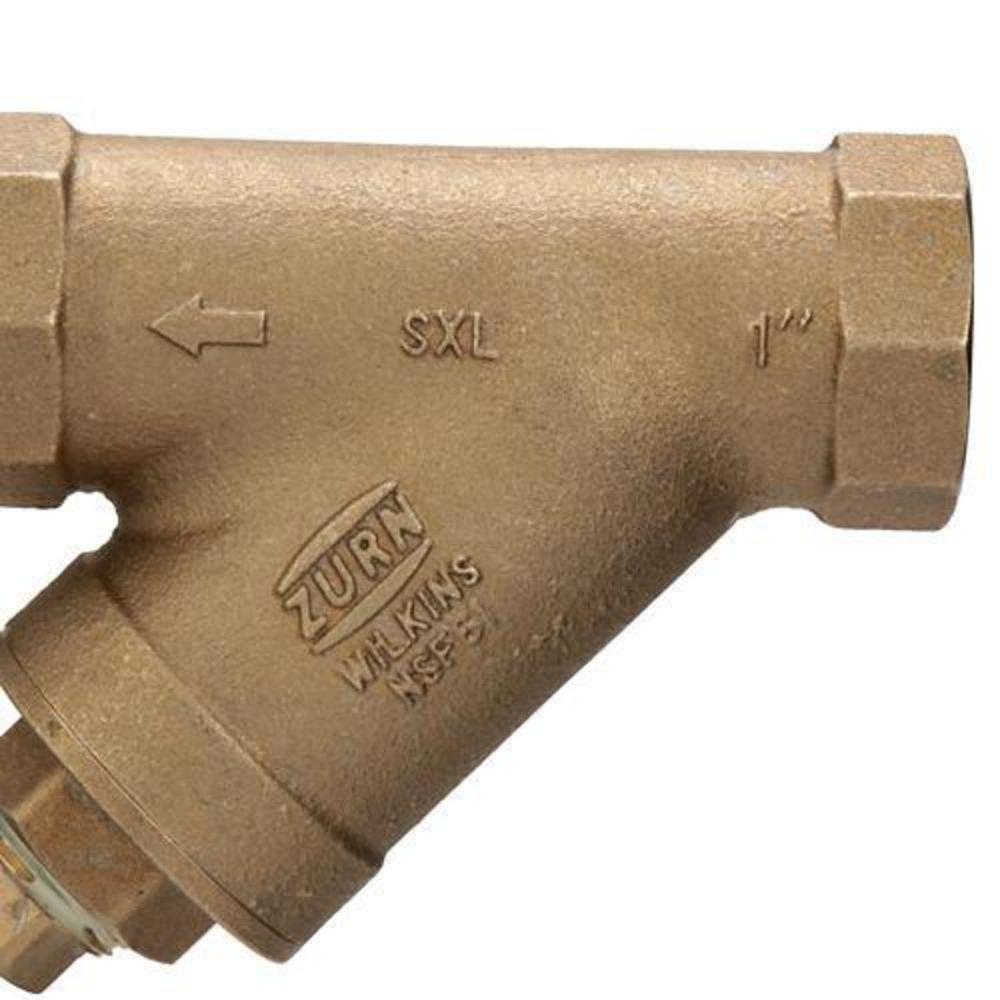 Zurn Wilkins 2 in. Cast Bronze FNPT 20 Mesh Valve Strainer 