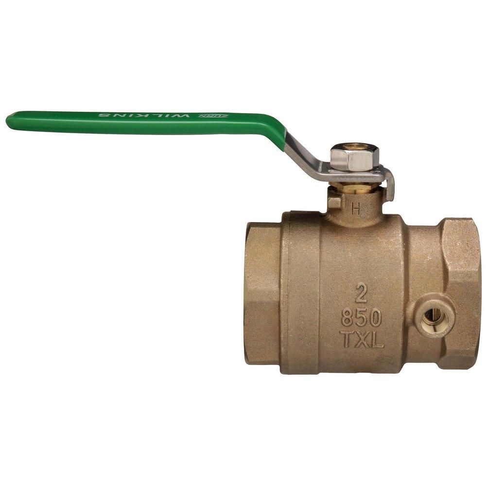 Zurn Wilkins Bronze Full Port FNPT 400# Ball Valve 