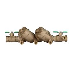 3/4 in Bronze FPT Double Check Valve Assembly with Quarter-Turn Ball Valves