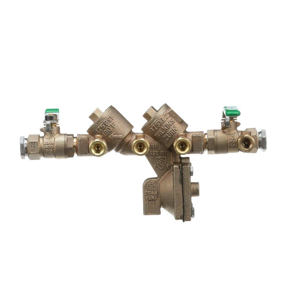 Zurn Wilkins Cast Bronze Cast Bronze Threaded 350 psi Backflow Preventer 
