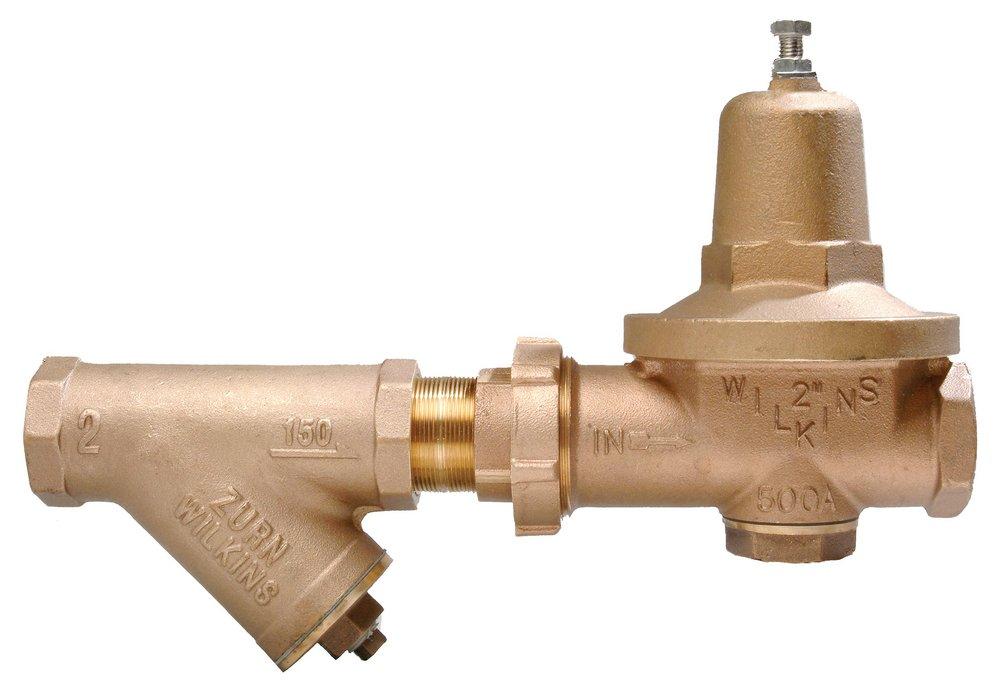Zurn Wilkins 300 psi Cast Bronze Union FNPT x FNPT Pressure Reducing Valve 