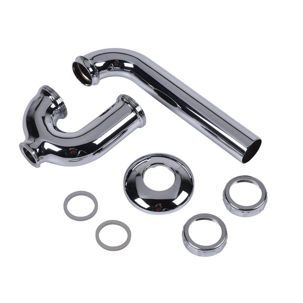 Dearborn Polished Chrome Brass P-Trap 