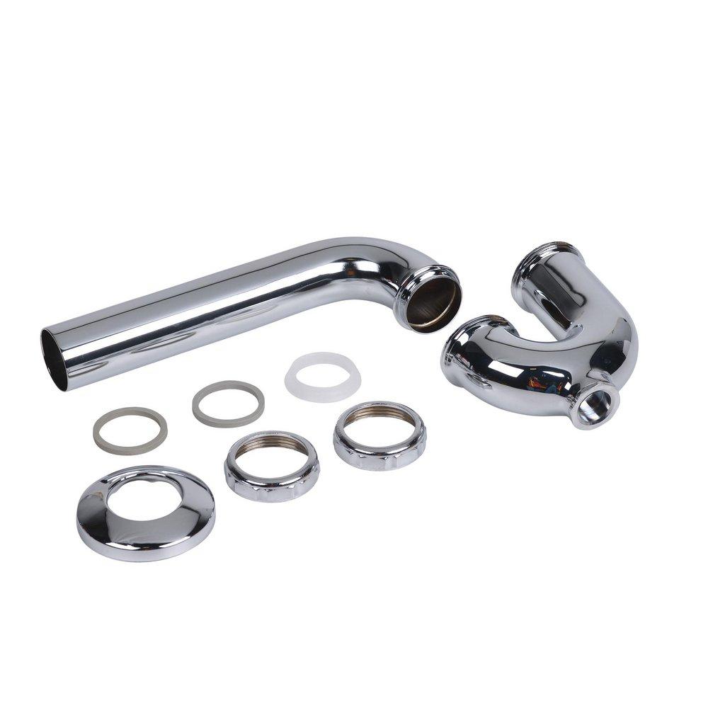 Dearborn Polished Chrome Brass P-Trap 