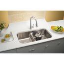 Elkay Lustertone 32-1/2 x 18-1/8 in. No Hole Stainless Steel Double Bowl Undermount Kitchen Sink 