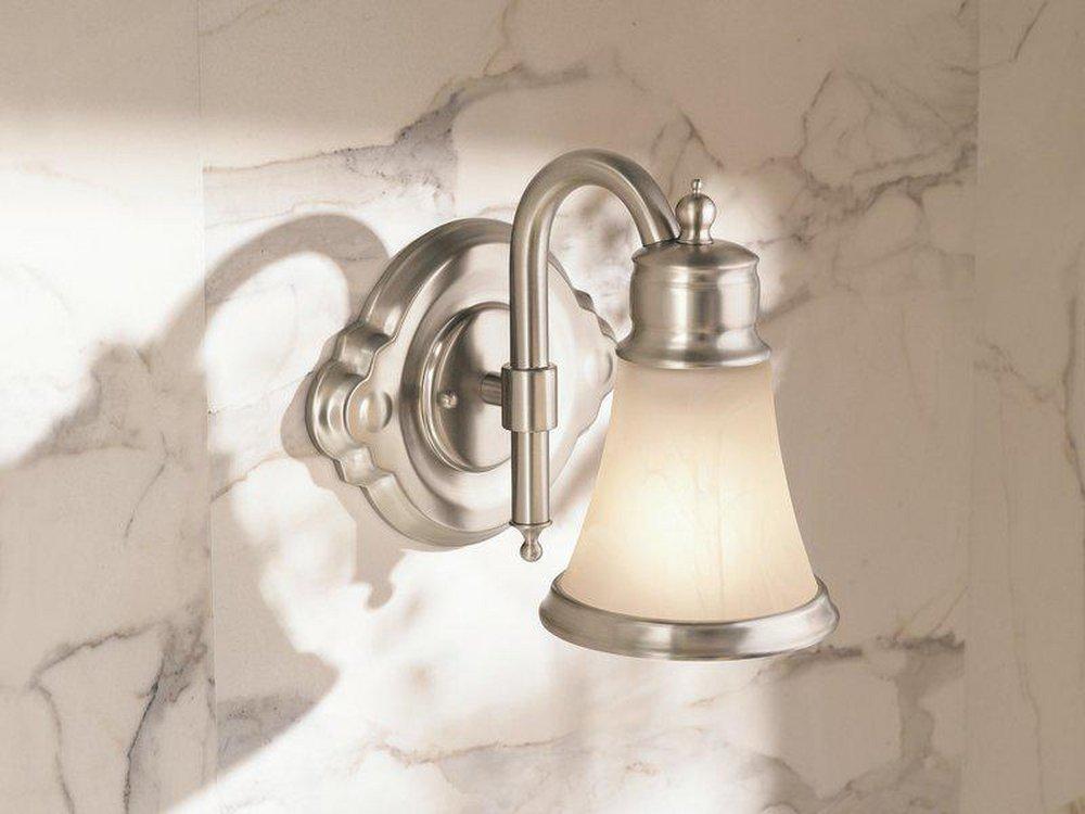 Moen Brushed Nickel 3-Light Medium Base Globe Bath Vanity 