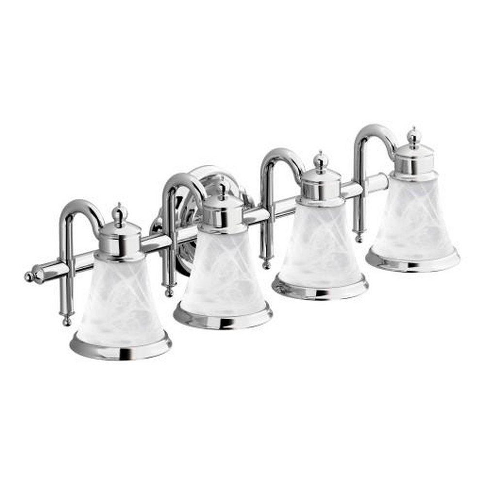 Moen Polished Chrome 4-Light Bath Light 