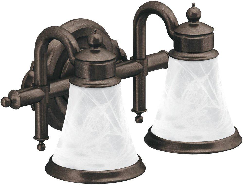Moen Oil Rubbed Bronze 2-Light Bath Light 