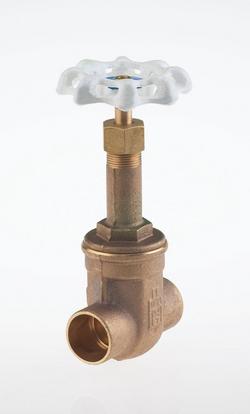 1-1/2 in. Bronze Sweat x Threaded Gate Valve