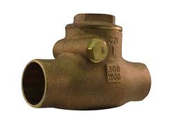 1-1/4 in. Bronze Solder Swing Check Valve