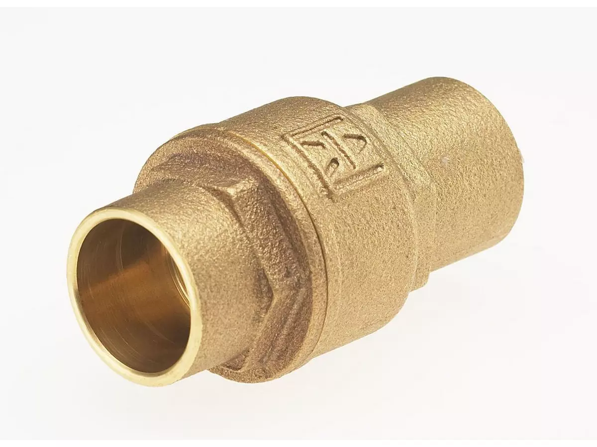 Milwaukee Valve UP1548T - 112 Iron solder check valve