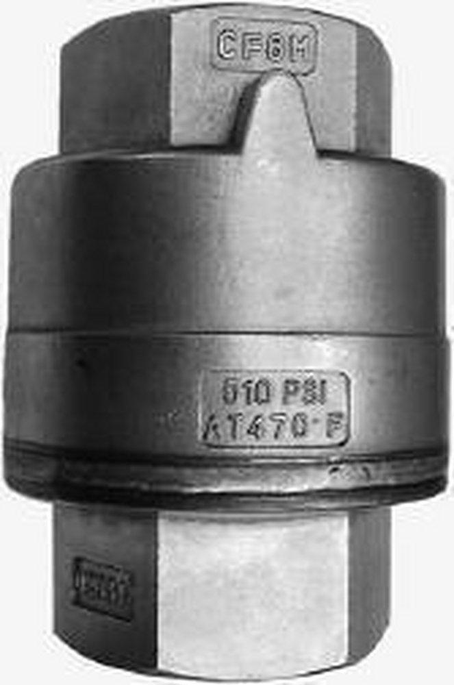 Watson McDaniel Stainless Steel NPT Check Valve 