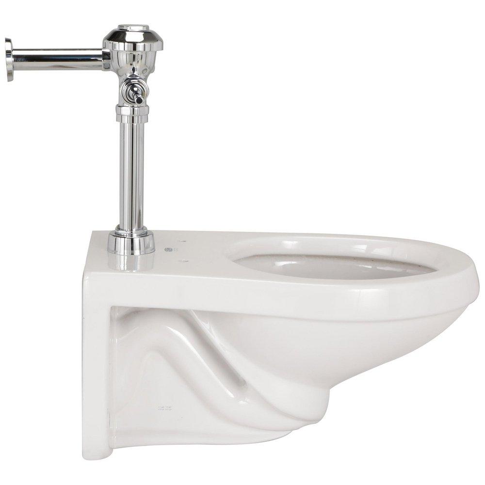 Zurn White Elongated Wall Mount Toilet 
