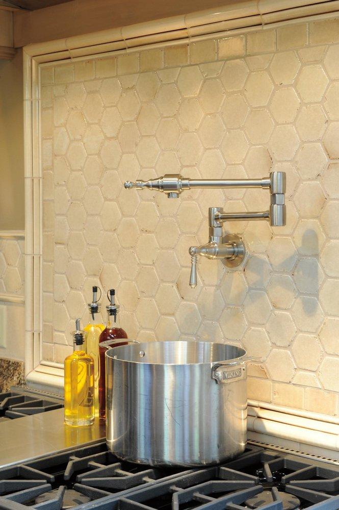 Brizo Stainless Two Handle Lever Handle Pot Filler 