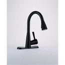 Brizo Matte Black With Softtouch Single Handle Pull Down Kitchen Faucet 