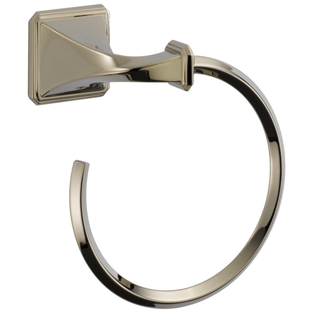 Brizo Polished Nickel Round Open Towel Ring 