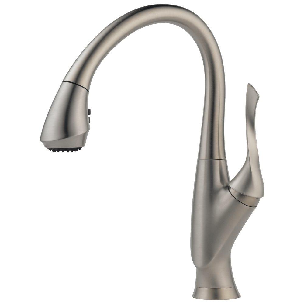 Brizo Stainless Single Handle Pull Down Kitchen Faucet 