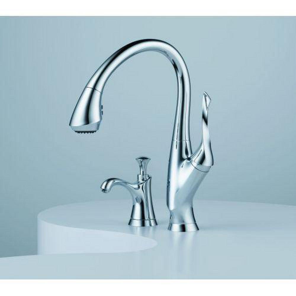 Brizo Stainless Single Handle Pull Down Kitchen Faucet 